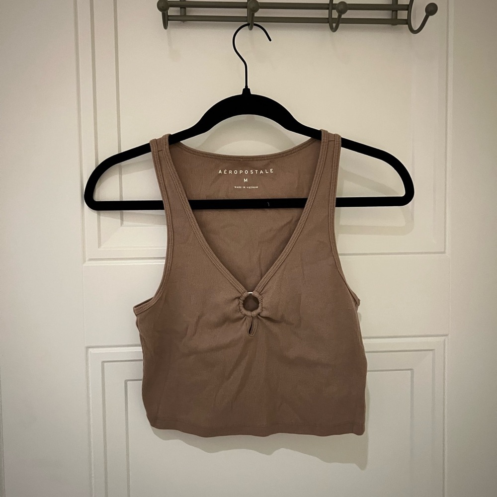 Fitted Crop Tank Top